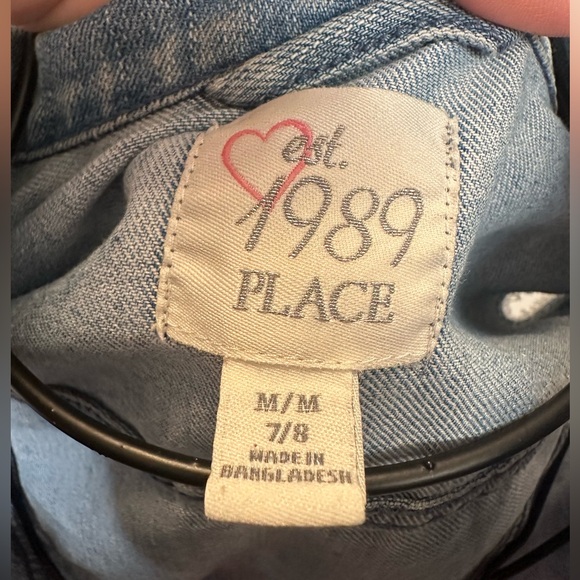 Girls Denim Vest- M 7/8 - Picture 2 of 3